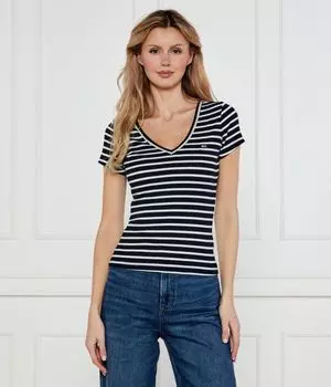 Базовая футболка Slim fit Tommy Jeans, синий