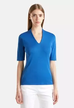 Базовая футболка SLIM FIT United Colors of Benetton, синий