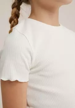 Базовая футболка Slim Fit WE Fashion, белая