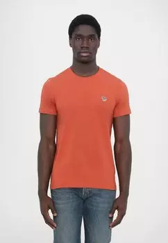 Базовая футболка SLIM FIT ZEBRA PS Paul Smith, оранжевый