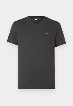 Базовая футболка SLIM JASPE TEE Tommy Jeans, черный