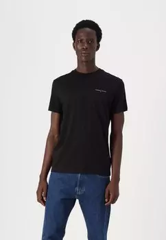 Базовая футболка SLIM LINEAR CHEST TEE Tommy Jeans, черный