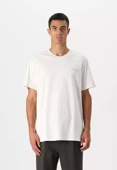 Базовая футболка SLIM LINEAR CHEST TEE Tommy Jeans, бежевый