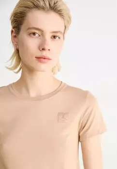Базовая футболка Slim Tee Jordan, легенда коричневая