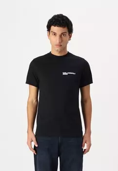 Базовая футболка SLIM TEE Karl Lagerfeld Jeans, черный