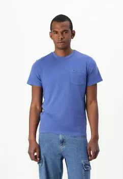 Базовая футболка SLIM WASHED POCKET TEE Tommy Jeans, синий
