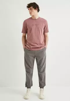 Базовая футболка SLOGAN EMBROIDERED Koton, розовый