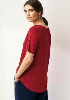 Базовая футболка SLOUCH V-NECK- REGULAR FIT Next, красный