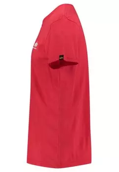 Базовая футболка Small Logo Alpha Industries, красная