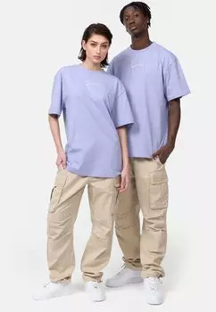 Базовая футболка Small Signature Essential Tee Karl Kani, фиолетовая