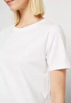 Базовая футболка Smooth Crew Neck Tee Calvin Klein, ярко-белая