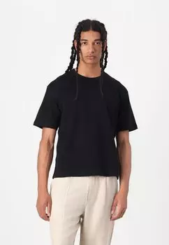 Базовая футболка SOFT CROPPED GAP, черный