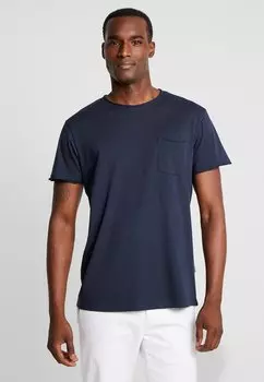 Базовая футболка Solid, темно-синий