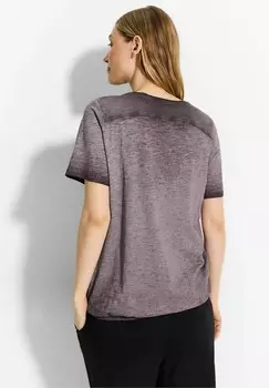 Базовая футболка SOMMERLICHES Cecil, темно-красно-пятнистый