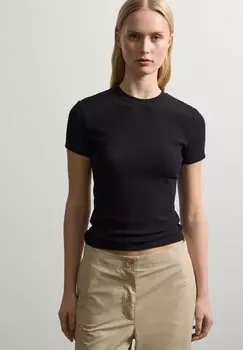 Базовая футболка Stefanel, черный