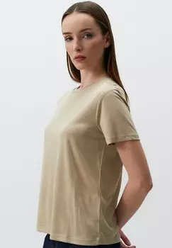 Базовая футболка STRAIGHT FIT CREW NECK SHORT SLEEVED Jimmy Key, коричневый