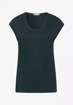 Базовая футболка Street One, цвет Mottled Green