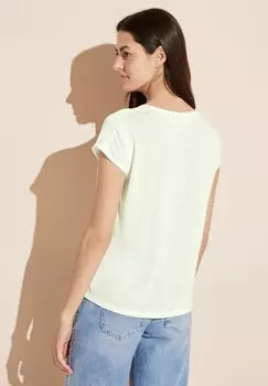 Базовая футболка Street One, кремовый