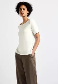 Базовая футболка Street One, кремовый