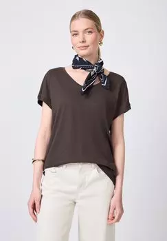 Базовая футболка Street One Studio, коричневый