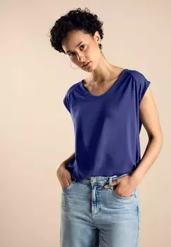 Базовая футболка Street One, темно-синий