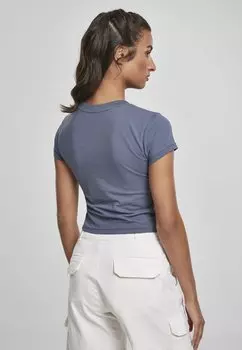 Базовая футболка Stretch Jersey Cropped Tee Urban Classics, белая