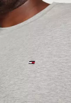Базовая футболка Stretch Slim Fit Tee Tommy Hilfiger, серый