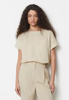 Базовая футболка STYLE SHORT SLEEVE CREW NECK SOLID Marc O'Polo, бежевый