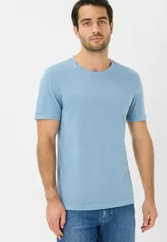 Базовая футболка STYLE TED BRAX, сине-серый