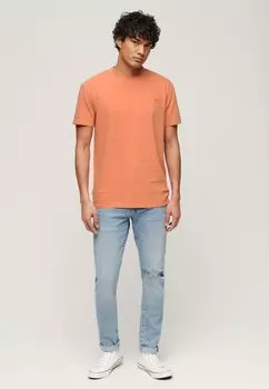 Базовая футболка Superdry, дымчато-ржаво-оранжевый