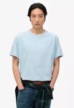 Базовая футболка Superdry, серебристый