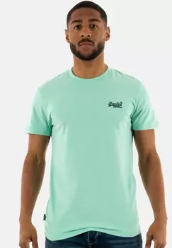 Базовая футболка Superdry, зеленый