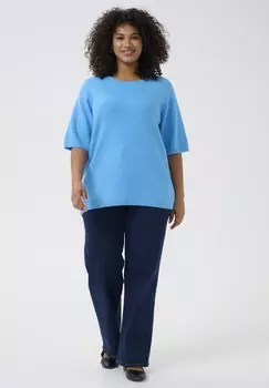 Базовая футболка SYLVIA Kaffe Curve, синий