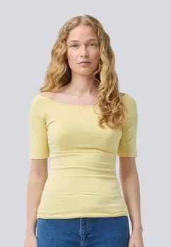 Базовая футболка TANSY Modstrm, светло-желтый