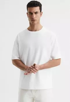 Базовая футболка TATE GARMENT DYE Reiss, белый