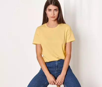 Базовая футболка Tchibo, желтый