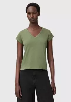Базовая футболка TEE AllSaints, зеленый