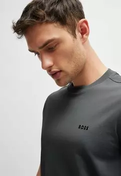 Базовая футболка TEE BOSS, темно-коричневый