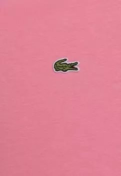 Базовая футболка Tee Core Essentials Unisex Lacoste, резеда розовая