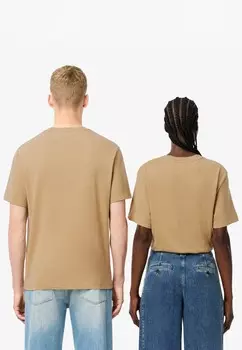 Базовая футболка TEE Lacoste, бежевый
