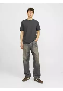 Базовая футболка TEE ONECK Jack & Jones, темно-серый вереск