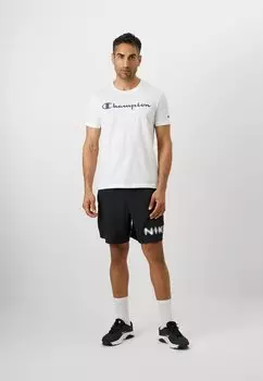 Базовая футболка TEE SMALL AND BIG LOGO 2 PACK Champion, темно-синий