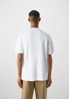 Базовая футболка Textured Stripe Lyle & Scott, кремовыйовая