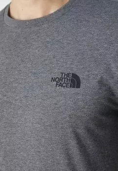 Базовая футболка The North Face, пестрый серый Simple Dome Tee
