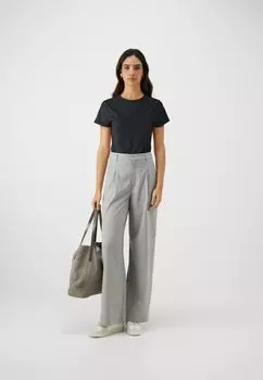 Базовая футболка The Plain Tee HUGO, черная