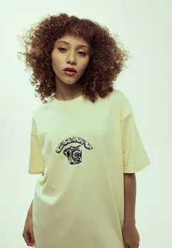 Базовая футболка The Slowly We Rot Regular Grimey, бежевыйовая