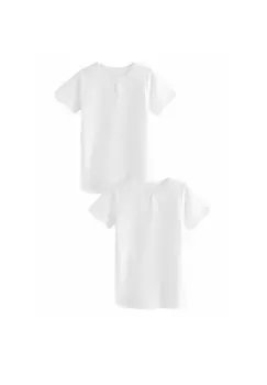 Базовая футболка THERMAL BOW TRIM 2 PACK., REGULAR FIT Next, белый