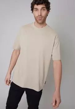 Базовая футболка Threadbare, серо-коричневый