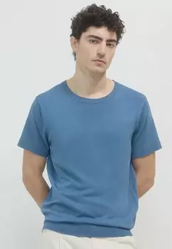 Базовая футболка TINTA UNITA Calliope, сине-серый