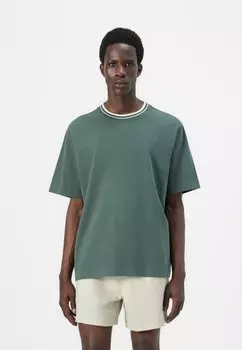 Базовая футболка TIPPING Abercrombie & Fitch, зеленый